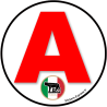 A Italie drapeau - 15cm - Sticker/autocollant