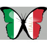 Autocollant (sticker): effet papillon Italien