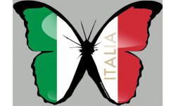 Autocollant (sticker): effet papillon Italien