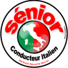 conducteur Sénior Italie - 15cm - Sticker/autocollant