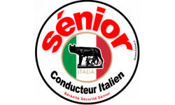 Autocollant (sticker):conducteur Sénior Italien 2