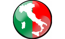 Autocollant (sticker): drapeau Italien 2