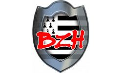 Bouclier BZH (20x15cm) - Autocollant(sticker)