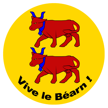Autocollant (sticker): Vive le Béarn