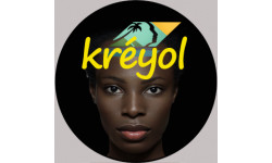 Créole-Kréyol guadeloupe - 5cm - Autocollant(sticker)