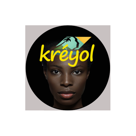 Créole-Kréyol guadeloupe - 5cm - Autocollant(sticker)