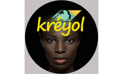 Créole-Kréyol guadeloupe - 5cm - Autocollant(sticker)